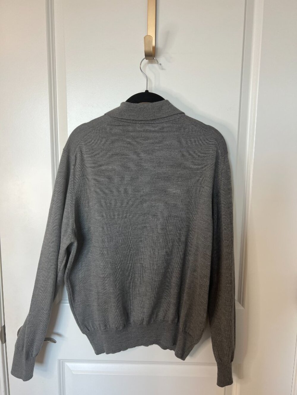 Gran Sasso Wool Cashmere Silk Crewneck Sweater XL - Picture 3 of 9